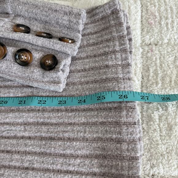 Dokotoo Women’s Size XL Gray Pullover Tunic Sweater V-Neck Casual Soft Weather - Picture 9 of 10